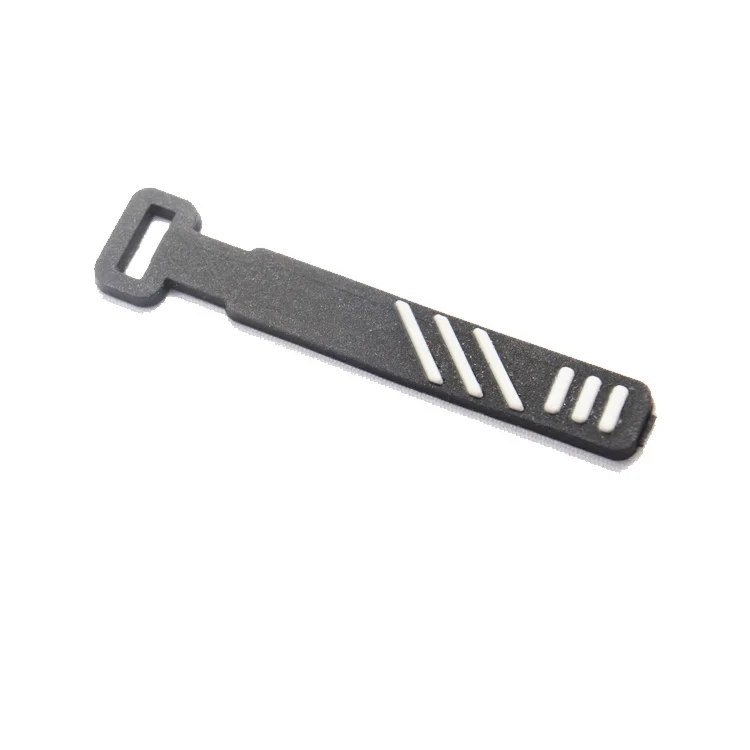 
#5 custom logo zipper pull head rubber zip pull for bags sport garments 