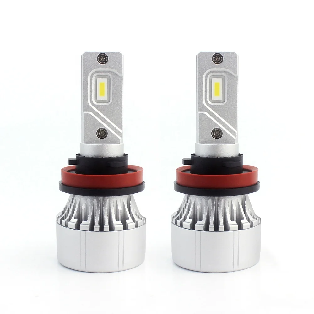 X10 led headlight  with fan H4 H13 H7 H11 9012 5202 6000 lumens 32W for auto car