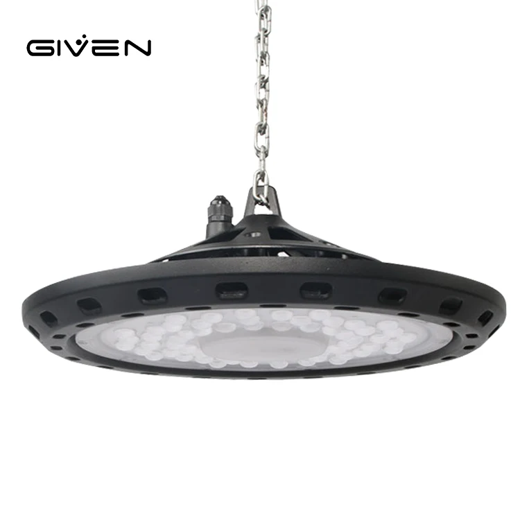 
Professional Quality Warehouse Factory Garage Aluminum 100W 150W 200W UFO LED High Bay Light 