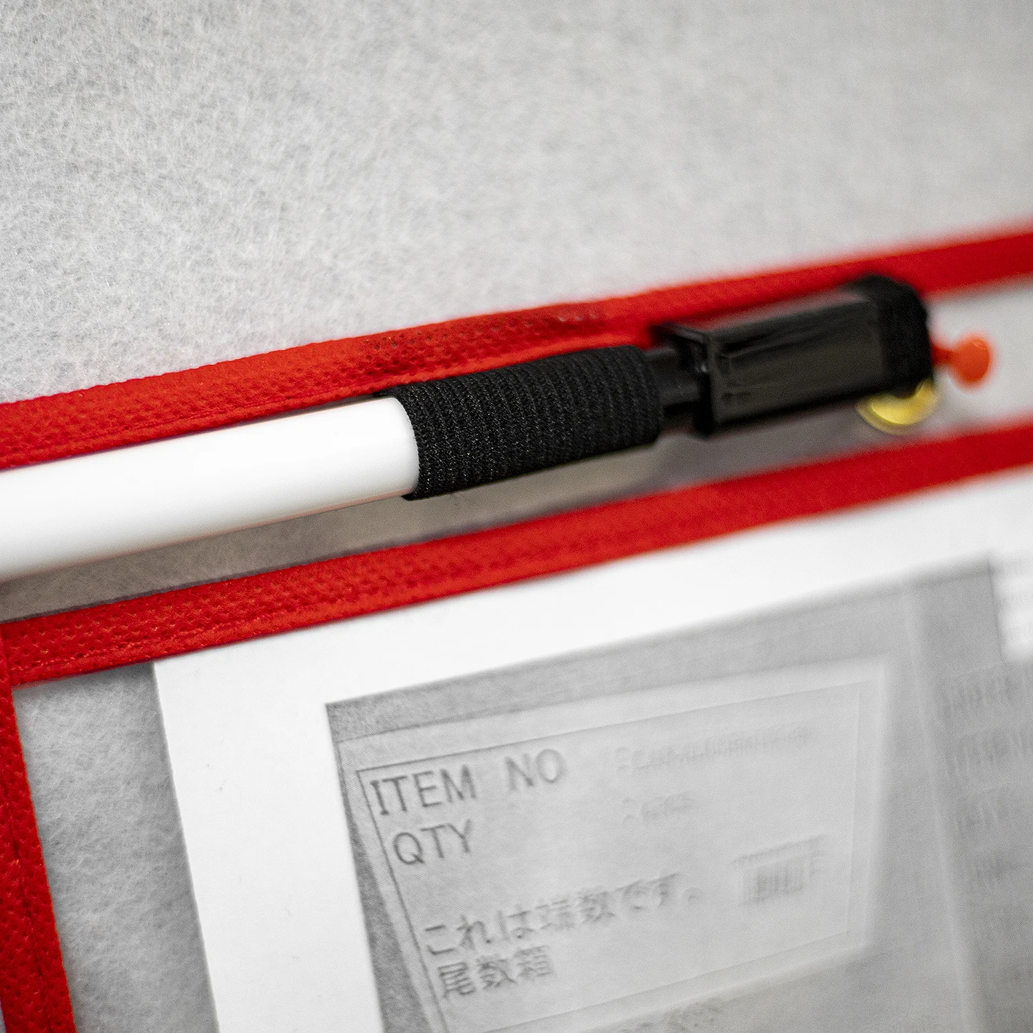 Factory Customization PVC Early Education School Stationery Reuse Writing Pockets One Hole Dry Erase Pocket