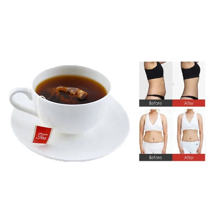Hot Sale Private Label Organic Herbal 28 Days Peach Flavor Detox Weight Loss Fat Burning Energizing Healthy Tea