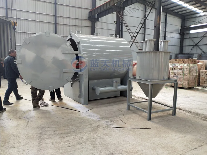 wood biomass waste sawdust briquette charcoal furnace carbonize machine stove kiln price