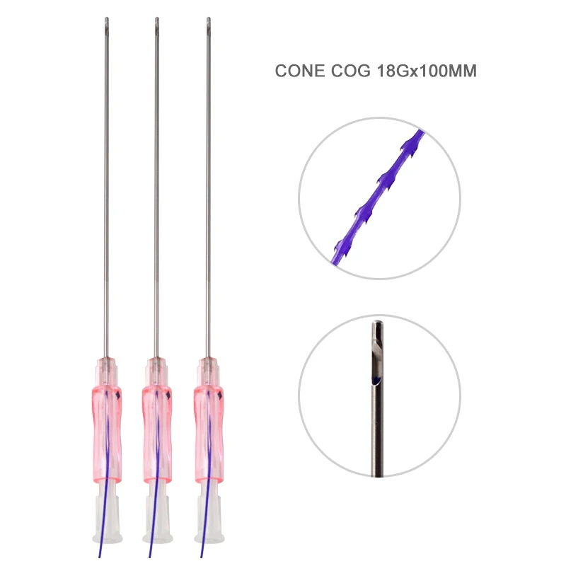 2023 medical product hot PDO PCL Molding Cog Fishbone Cog 19G 18G thread wire