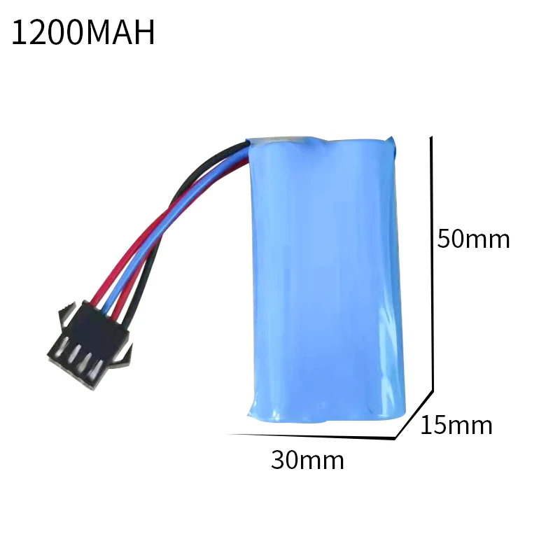 Wholesale rechargeable lithium ion Lifepo4 14500 1200MAH 7.4v  2S lithium battery  pack
