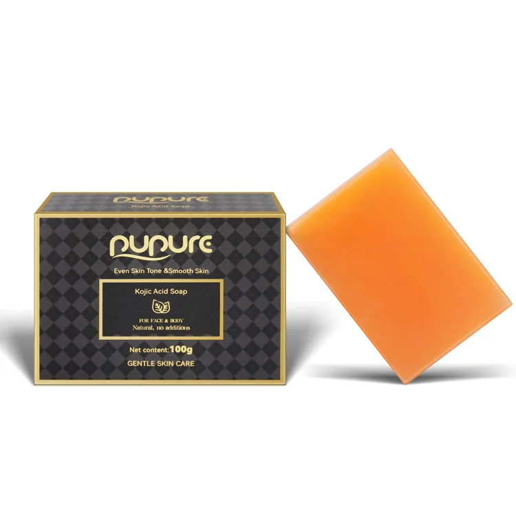 Wholesale Dropship White Label Beauty Bleaching Whitening Anti Acne Tumeric & And Kojic Acid Soap Bar For Face Skin Lightening