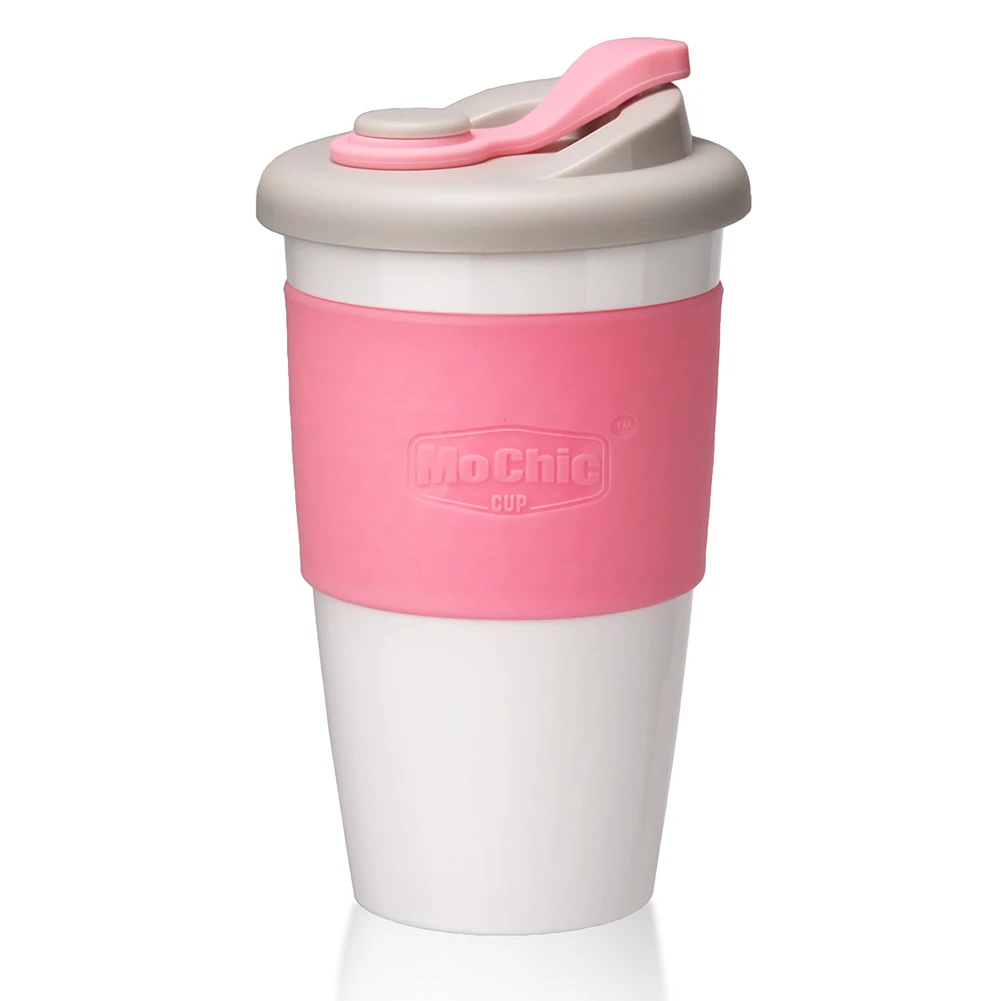 
Eco-Friendly 16Oz Reusable Plastic Polylactic Acid Coffee Cup Mugs With Lid 