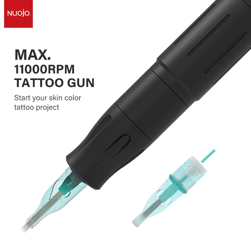 Custom Professional Flux Max Japan Motor Pen Gold Black Bearing Rotary Wireless Battery Tattoo Gun Machine