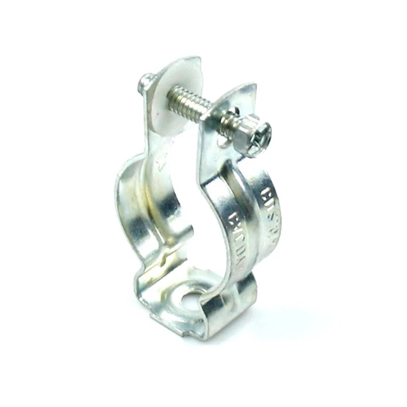 1/2 Inch Emt Metal Zinc Plated Steel Stainless Steel Conduit Pipe Hanger With Bolt Conduit-Pipe-Hanger Conduit Pipe Fittings