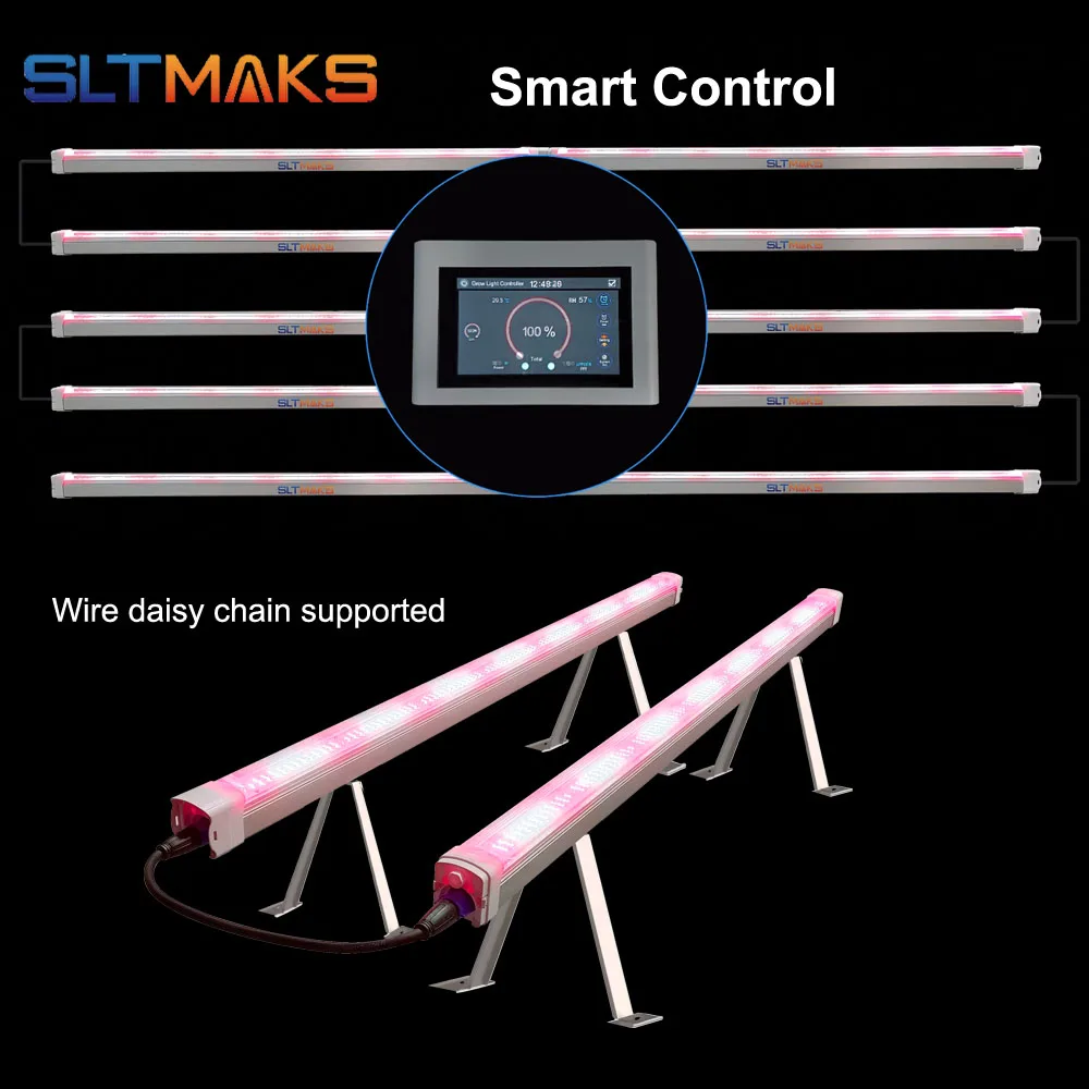 SLTMAKS 120W Samsung 336Umol Interior Deep Red Ir Full Spectrum Intercanopy Led Under Canopy Grow Light