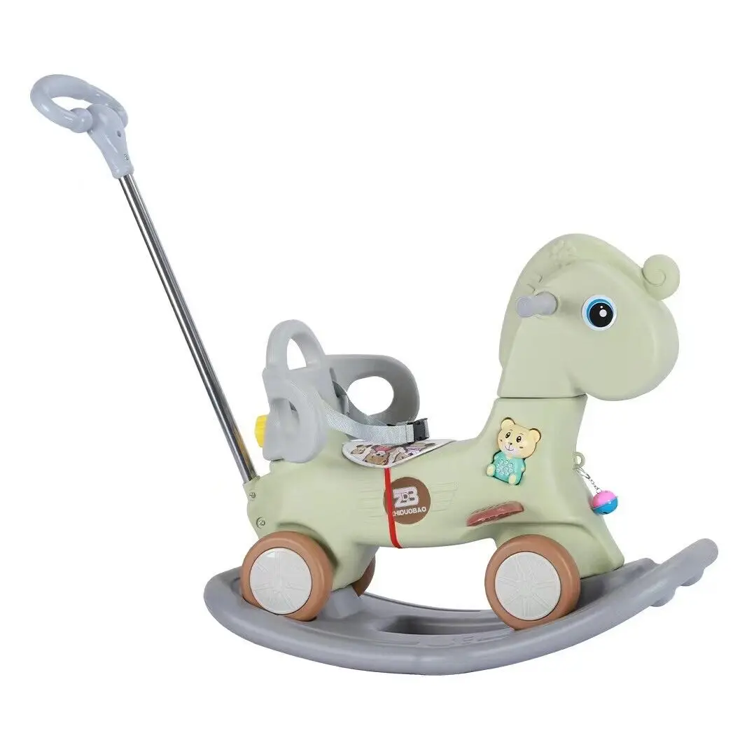 2024 New Design Hot Selling Animal Shape Cartoon Accessories Kids Plastic Riding Car Big Battery Kids Car Electric Toy Seat Belt