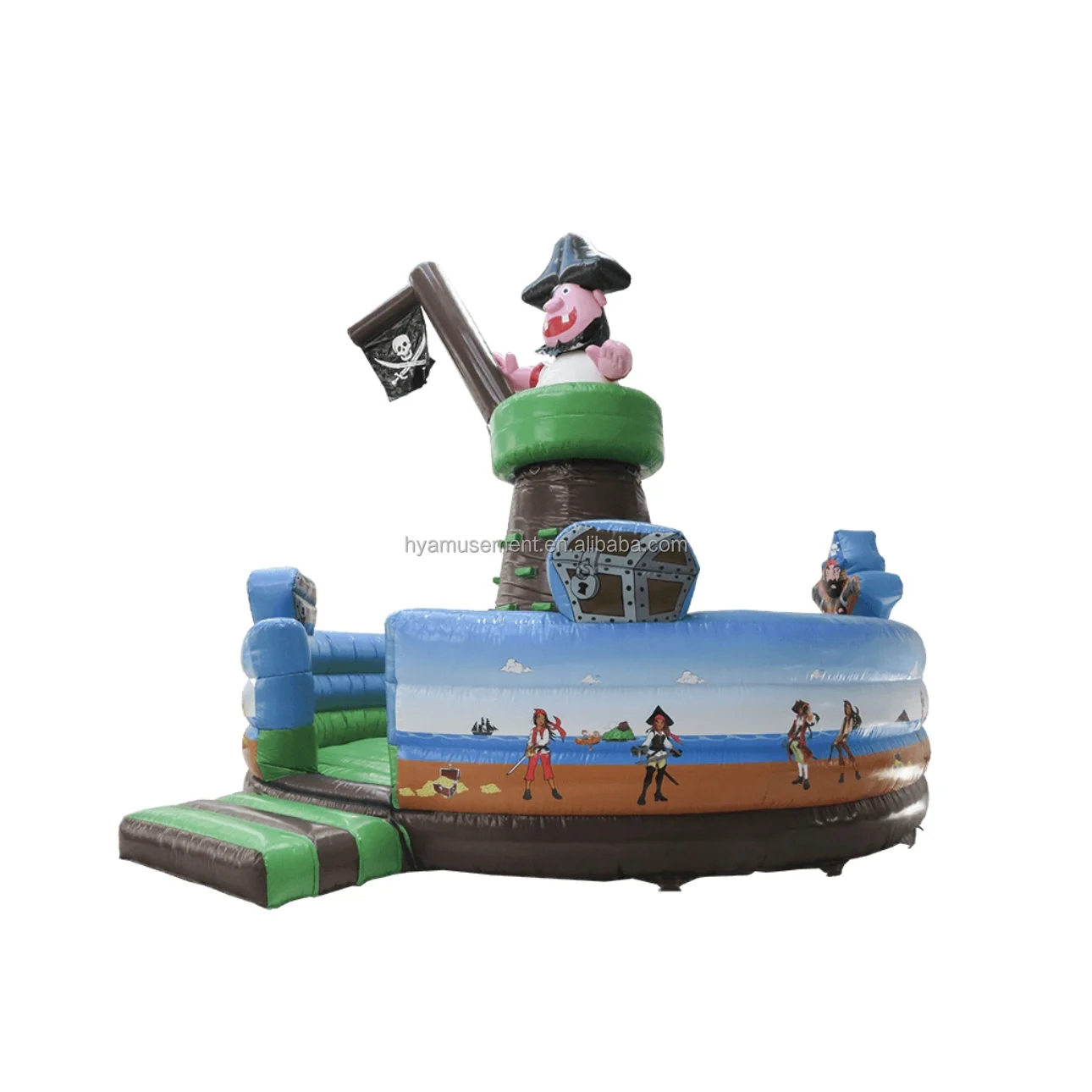 Commercial grade material inflatable parite mountain climb rock climbing for rental business