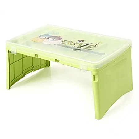 
Customized adjustable multi-function bed table foldable plastic laptop bed desk lap computer table with storage for kids 