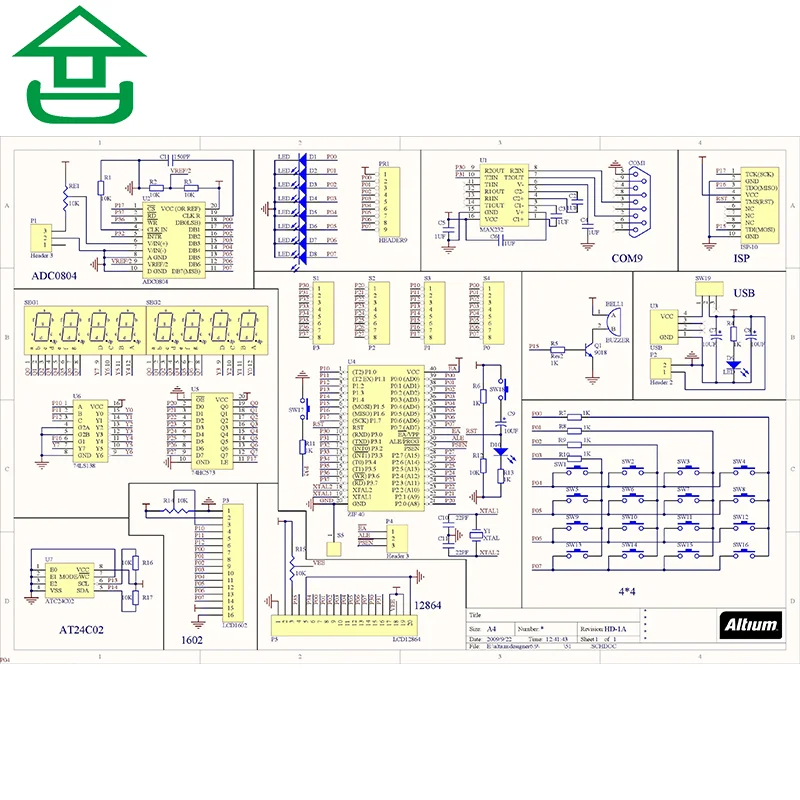 High Quality PCB Professional Custom Manufacturer ISO RoHS FR4 94V0 Printed Circuit Board OEM Assembly Design one-stop service