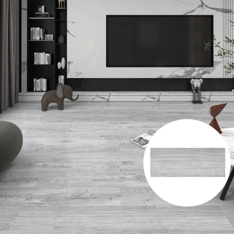 Waterproof Skin-Friendly LVT Flooring Wooden Grain Luxury Vinyl Floor Plank Parquet Self-adhesive Dry Back PVC Flooring