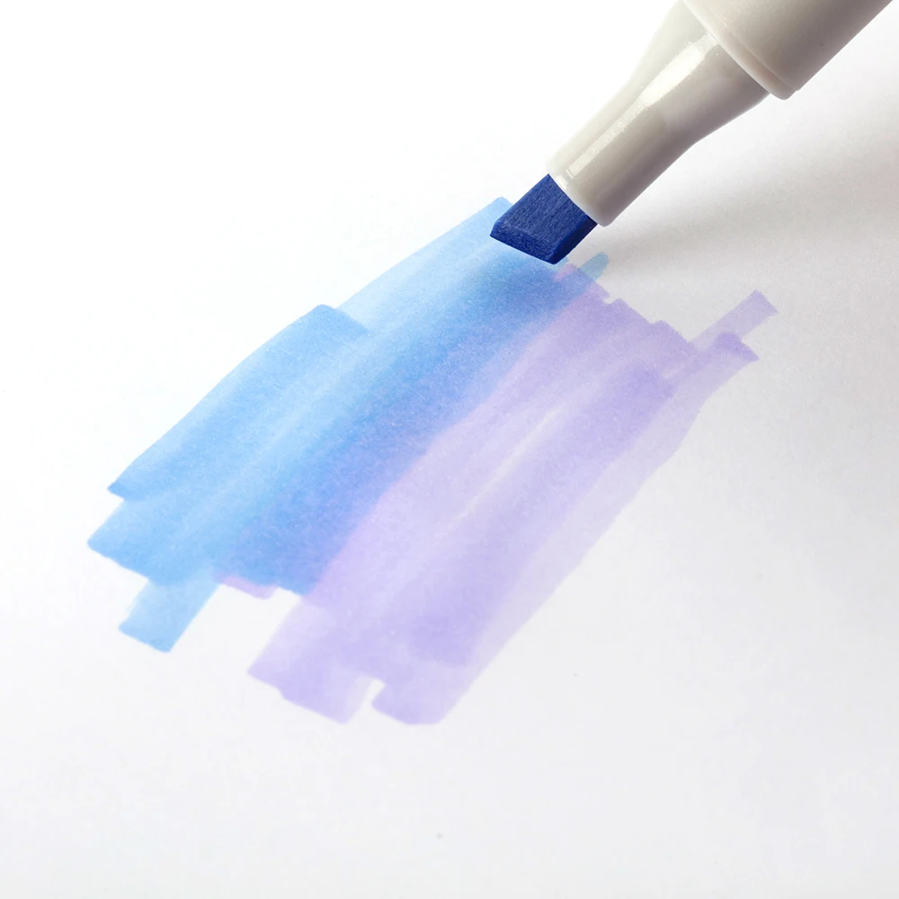 HAOCAI OEM 80 Colors Marker Pens Set Dual Tip Alcohol Based Pen Nylon Tip Colorful Marker Pen with Import Ink
