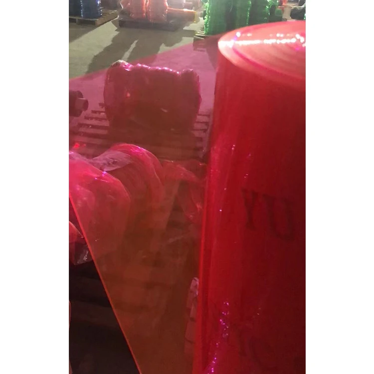 Super Clear Transparent Rigid Pvc Plastic Sheets With Pe Protective Film Pvc Clear Plastic Film Rolls