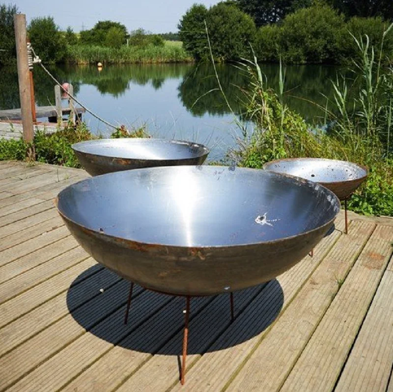 Corten Steel Fire Bowl 100cm
