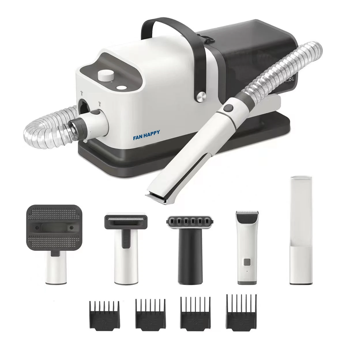 pet care suction clipper all-in-one cat and dog multifunctional low noise vacuum trimmer shaver set