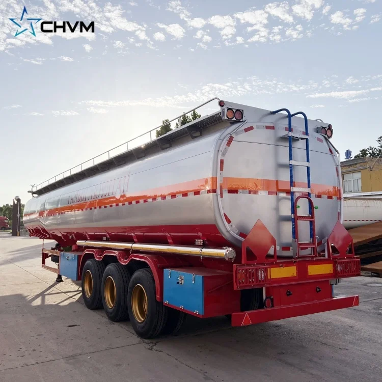 Китай дизельное масло вода молоко жидкий танкер полуприцеп 3 оси 30-60 CBM топливный бак прицеп
