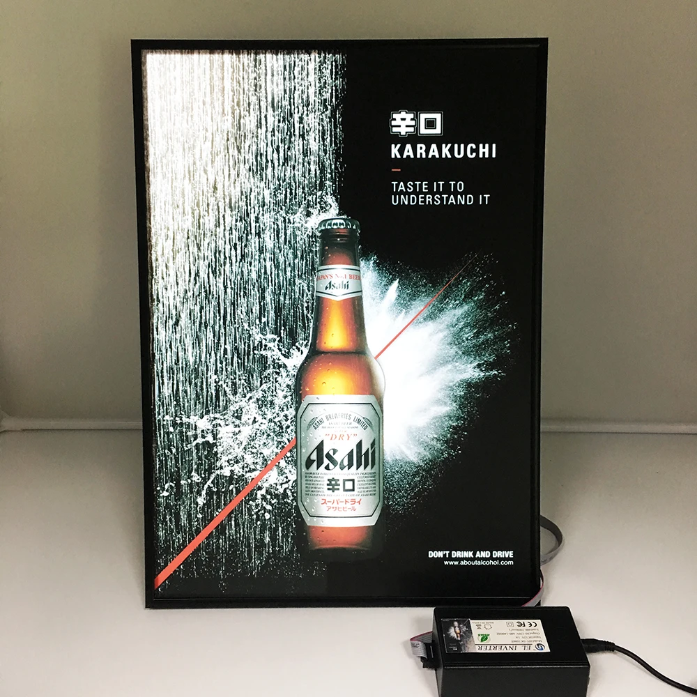 customized  POP EL animated advertisement for product promotion with high brightness and long lifetime