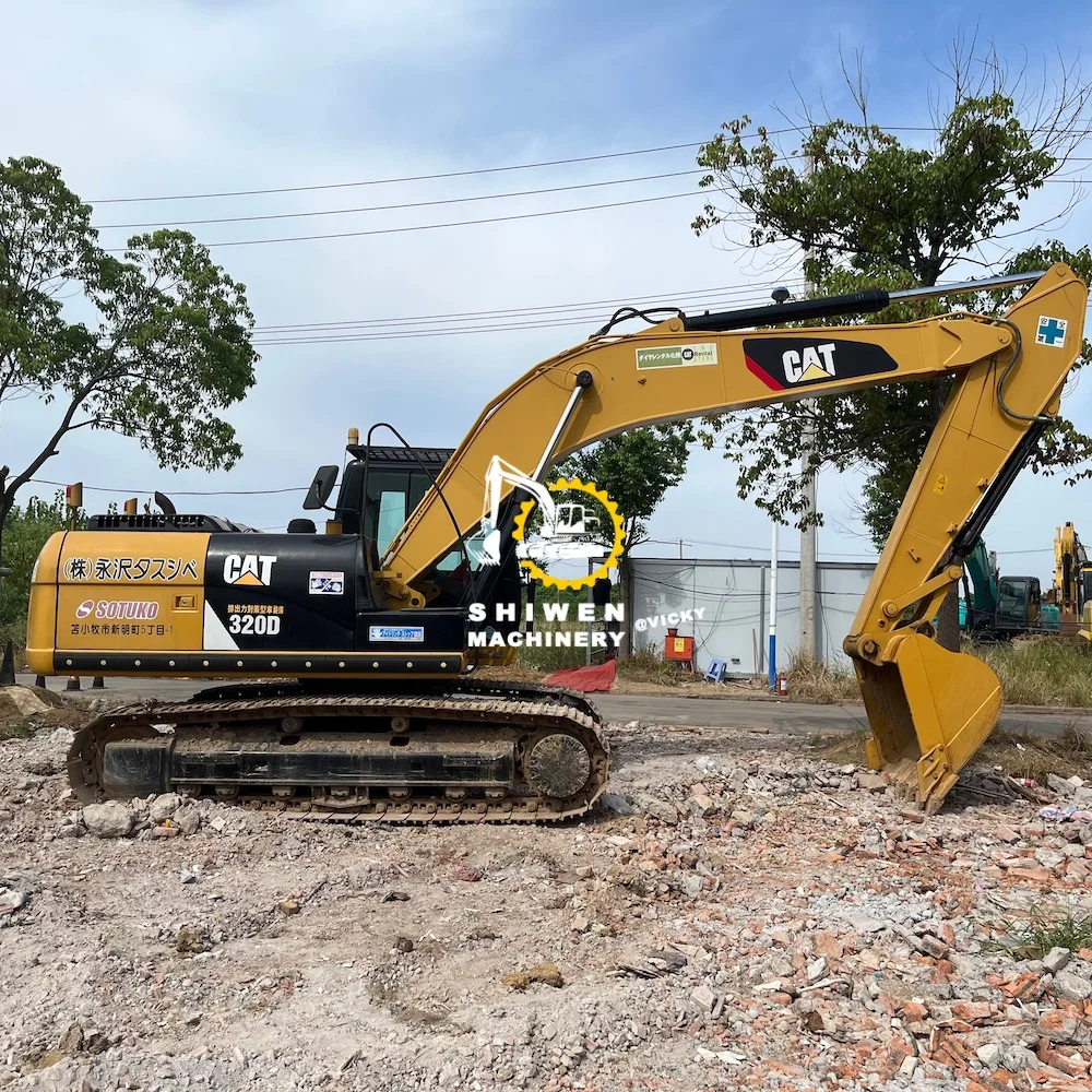 Used CAT 320D excavator, escavadeira CAT 320D 320DL 320D2 320C 320BL digger, earthmoving mining work heavy duty equipment
