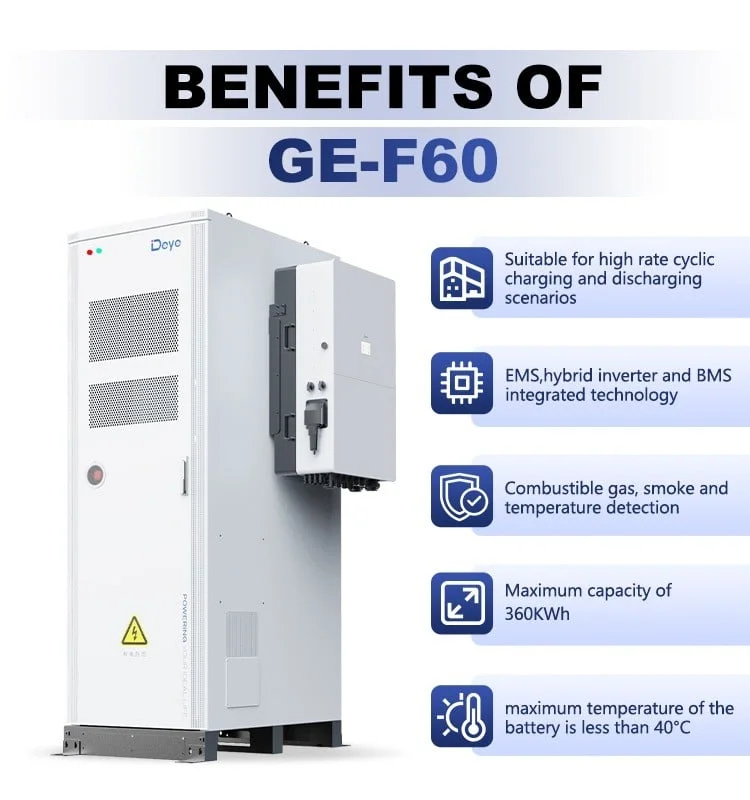 Deye ESS GE-F60 высоковольтный Аккумулятор для хранения Гибридный инвертор и BMS интегрированный LFP аккумулятор