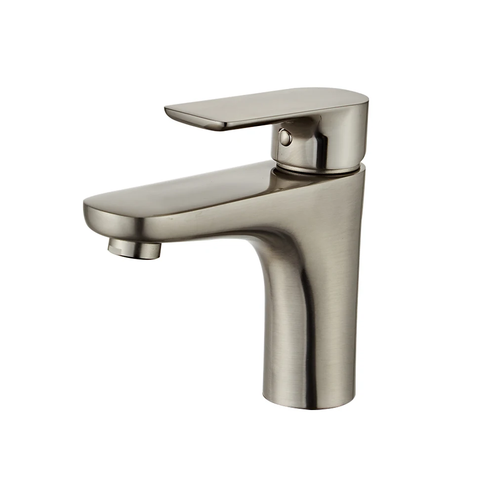 Yundoom oem odm new design china supplier tap polished basin faucet sanitary factory wholesale nickel brushed basin faucets