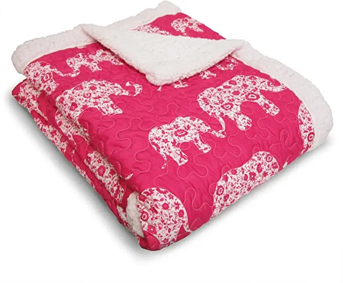 Высококачественное одеяло Sherpa, двустороннее милое картонное одеяло для детей