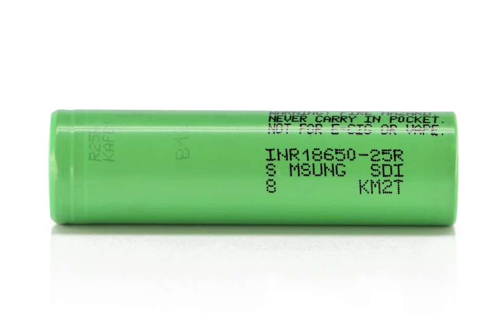 100% original Rechargeable lithium battery 3.7v INR18650 25R 2500mAh 20A discharge 25R battery