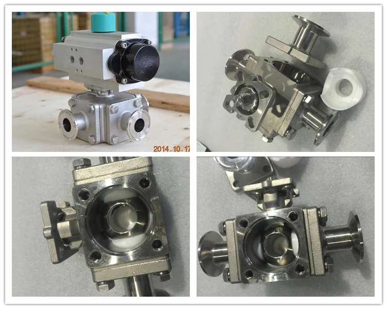 three way actuator valve