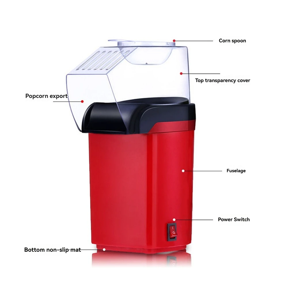 Hot Sale 110V 240V USA European Fully Automatic Mini Popcorn Expander Small DIY Popcorn Maker Home Use Popcorn Machine
