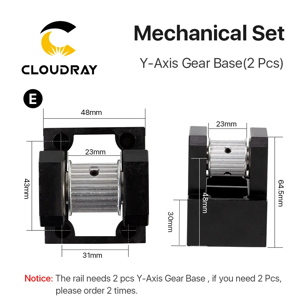  Запчасти для лазерной машины Cloudray 3:1 Редукторная