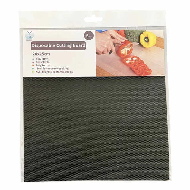 Wholesale Customized Portable Chopping Board Mat Easy to clean Folding Disposable Plastic Cutting Board Mat