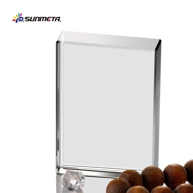 sunmeta company supply blank sublimation crystal trophy sublimation crystal phone frame