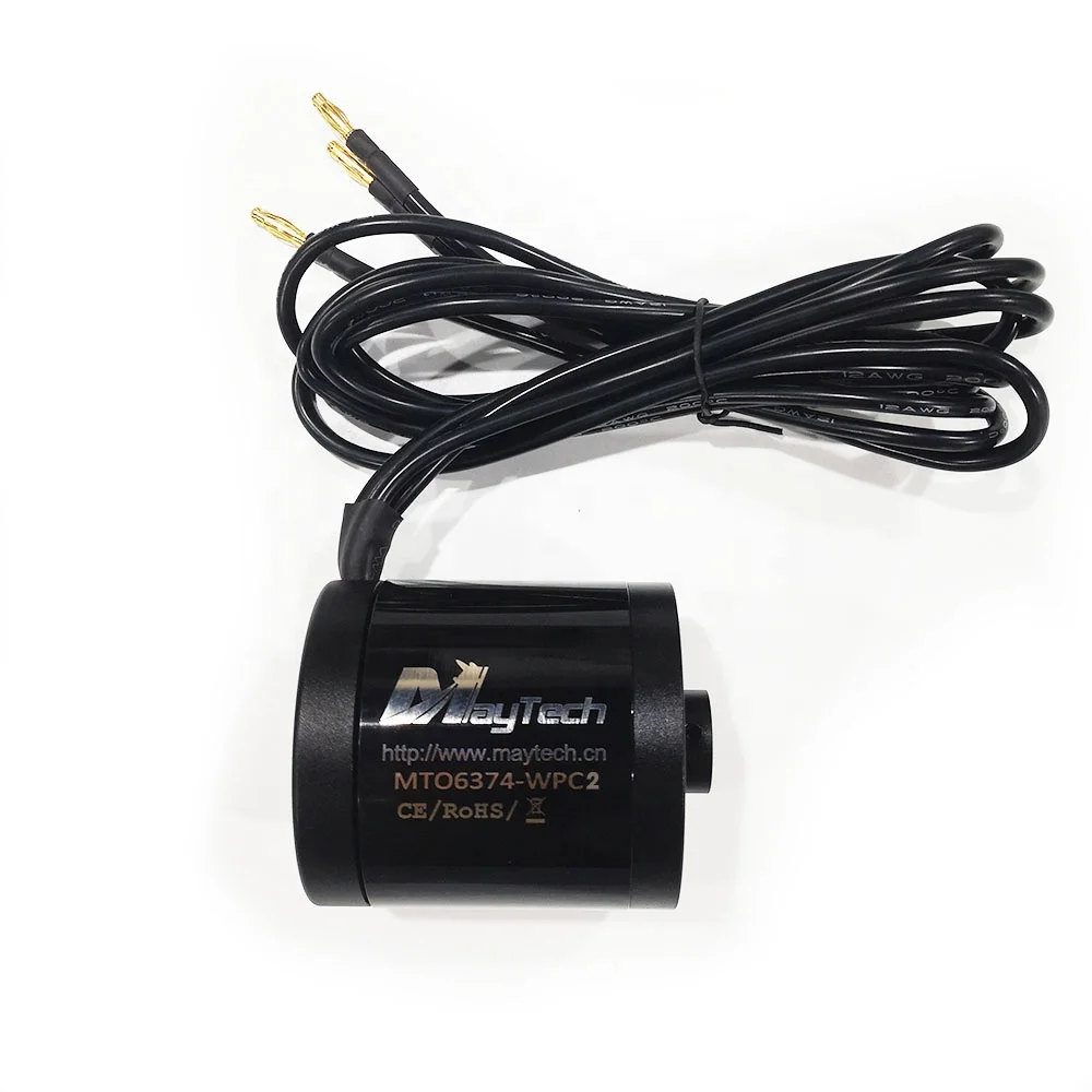 Maytech Electric Kayak Paddle Board Efoil 6374 80KV 3.5KW Motor with Folding Propeller for Floating Boat Fishing Boat