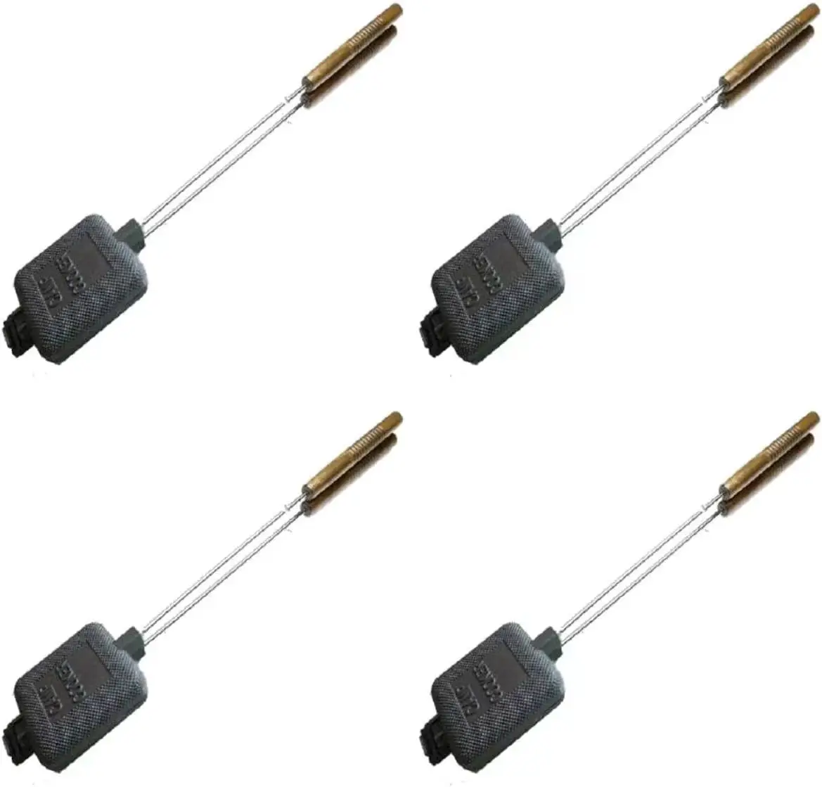 Cast Iron Jaffle Iron Sandwich Waffle Pie Maker with Long Wood Handle Stove Top Bread Tongs Outdoor Bakeware Camp Cooker