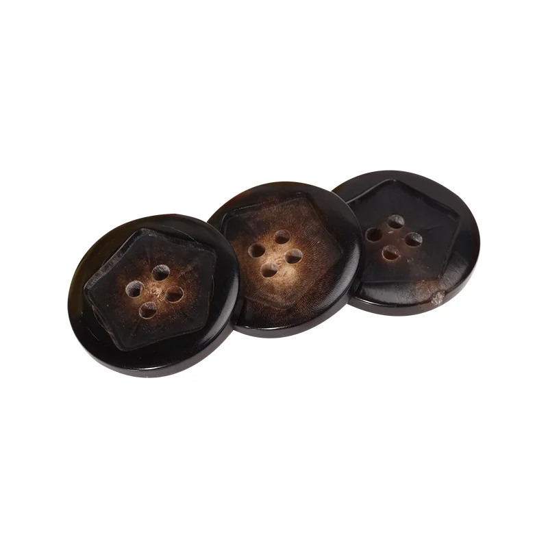 Manufacturer Amazon Wholesale Round Size Sewing On Snap 4-Holes Resin Men Snap Button