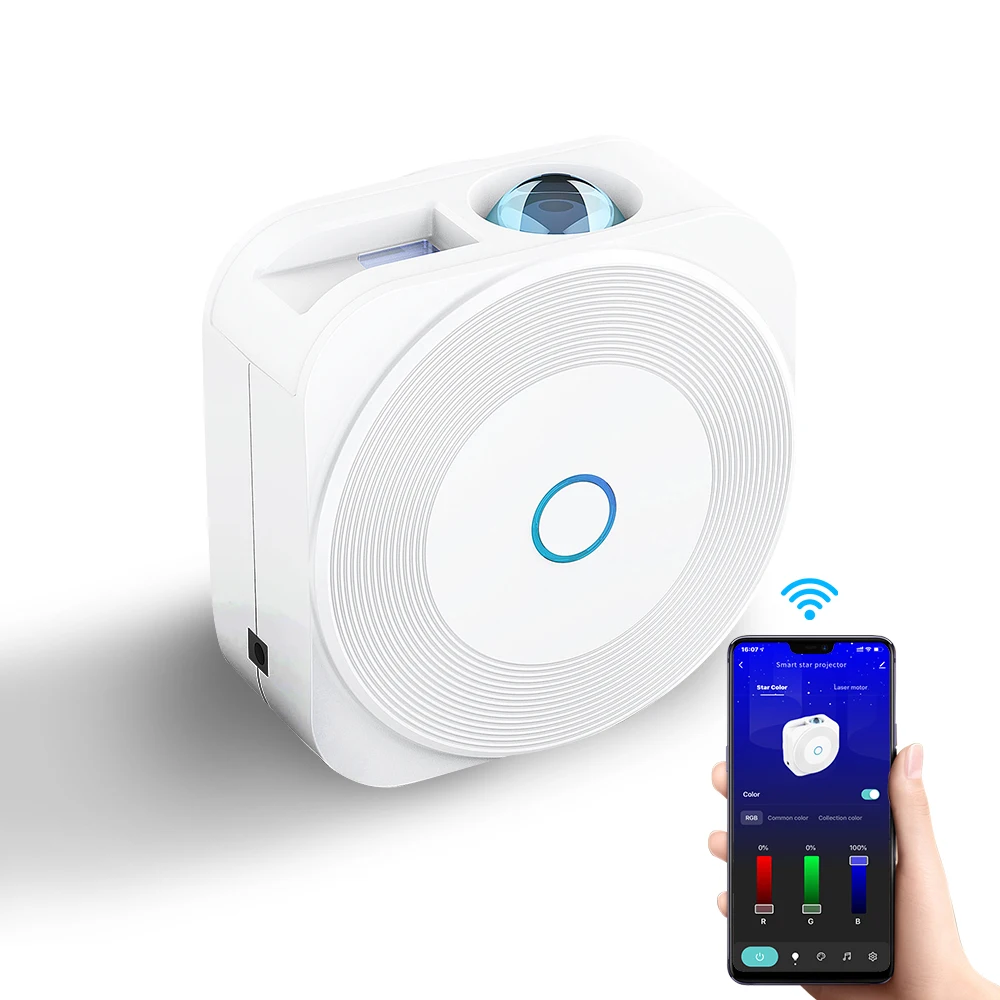 2023 Hot Sale Kid lighting Smart LED Star Starry Sky Laser Ceiling Romantic Star Projector Lamp For Bedroom Night Light