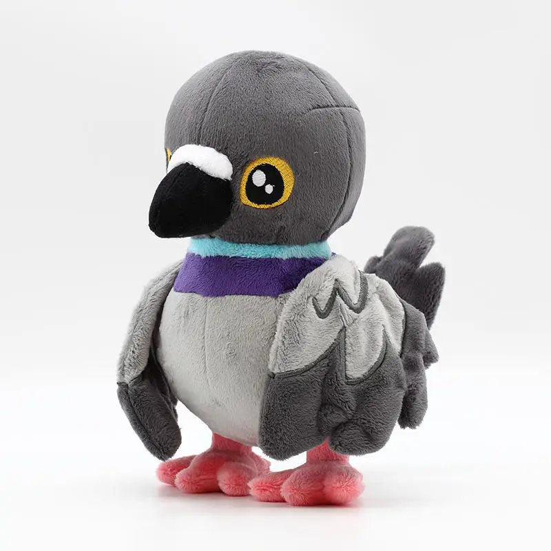 Greenmart Custom Wild Animal Plush Stuffed Bird Toys ODM Personalized 10 cm Soft Pigeon PP Cotton Filled Soft Material Label Tag