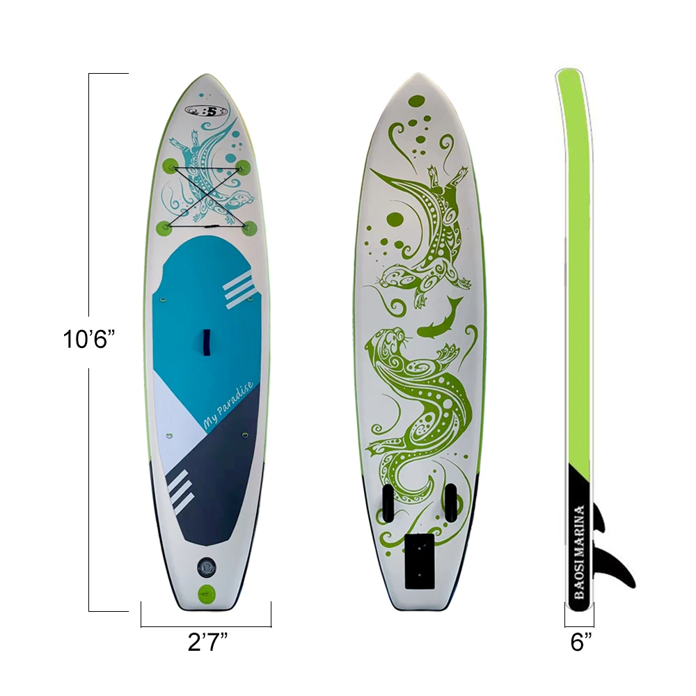 Wholesale SUP Board Stand up Paddle Board Inflatable Surfboard Drop Stitch Inflatable Paddle Surfing For Men
