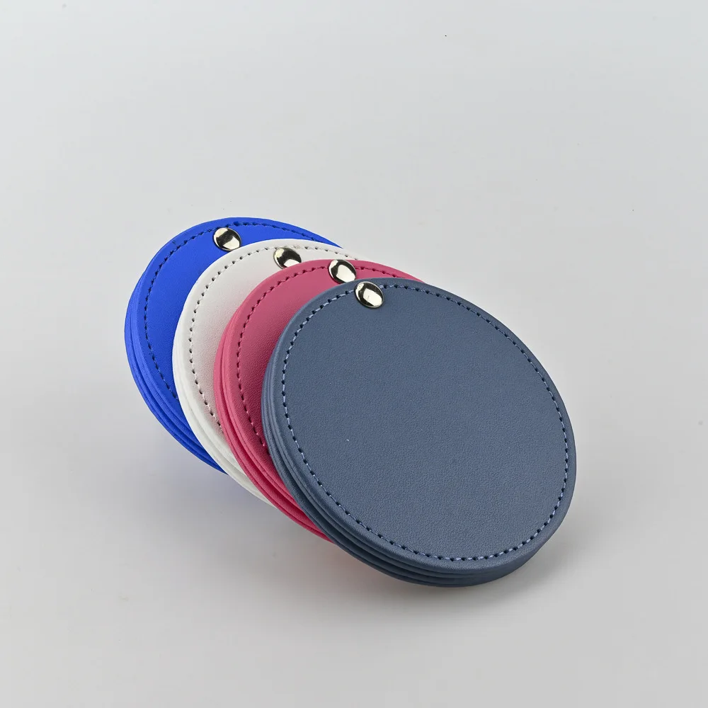 Wholesale Mini Folding Compact Mirror Round Portable Pocket Portable Small Travel Compact Makeup Mirror