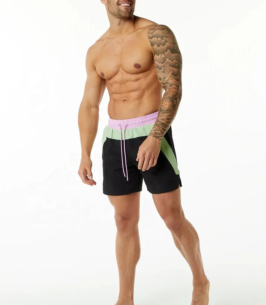 Fashionable quick dry polyester spandex shorts for men quality on sale