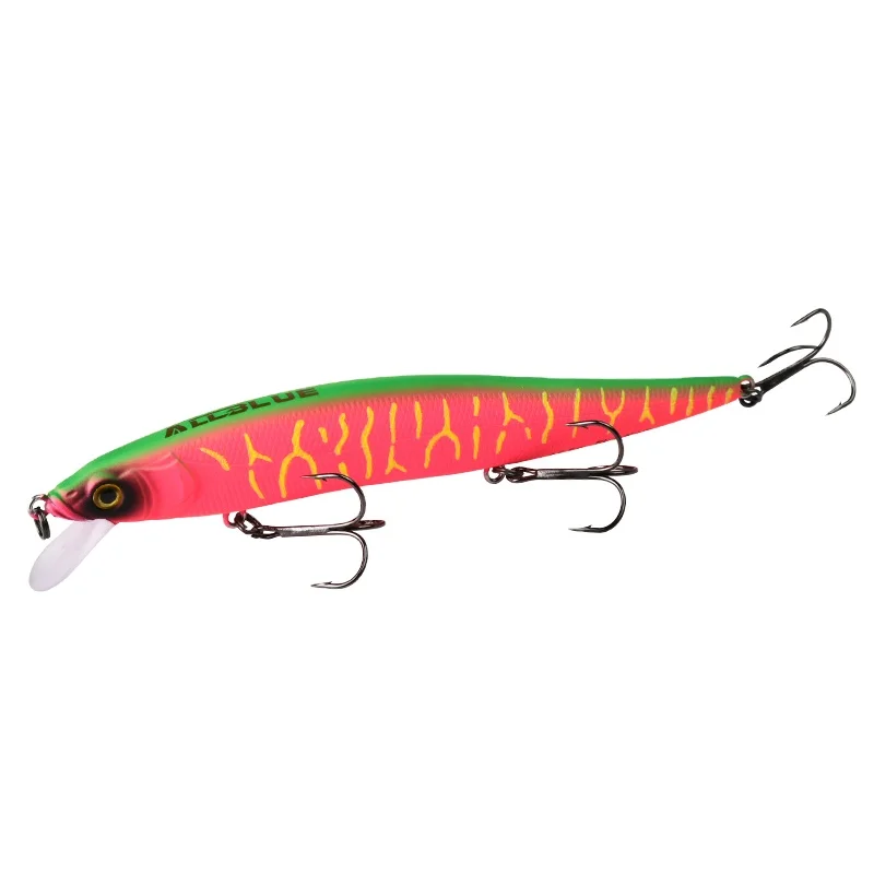 130F Fishing Lure Jerkbait 130mm 16.5g Floating Wobbler Minnow Bass Pike Bait Fishing Tackle MUSTAD Hooks