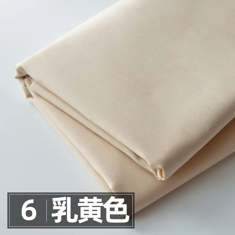 china Waterproof process of pure cotton poplin fabric 40 s 133 x72 cotton cloth fabric in plain cloth cotton dress shirt
