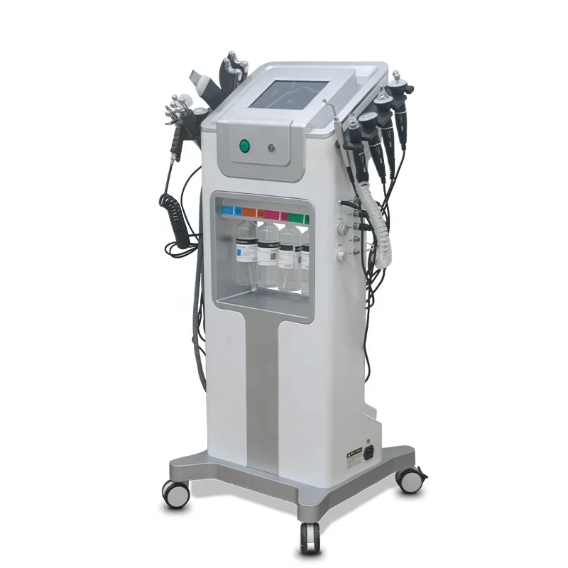 8 In1 Hydro Dermabrasion Facial Machine Diamond Skin Care Face Cleaning Hydro Microdermabrasion Facial Beauty Instrument