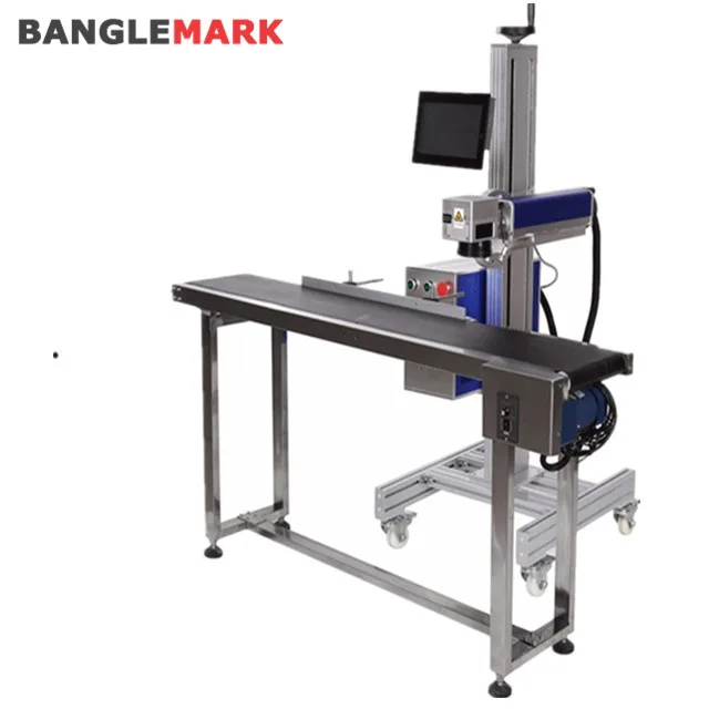 2024 Upgrade High Speed Fiber Laser Printer Max 130m/min Pvc Pe Pp Pipes Cables 30W Fiber Laser Inkjet Mark for Pe Bags Tin