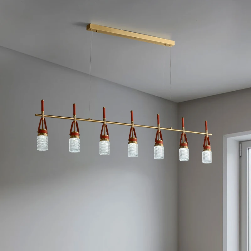 
Nordic Copper Lamp for Wedding Decoration Modern LED Look New Light Luxury Chandelier Pendant Lights 