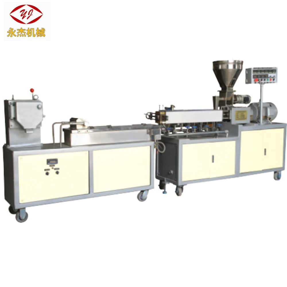 Small Plastic Granulator Polystyrene Twin Screw Extruder