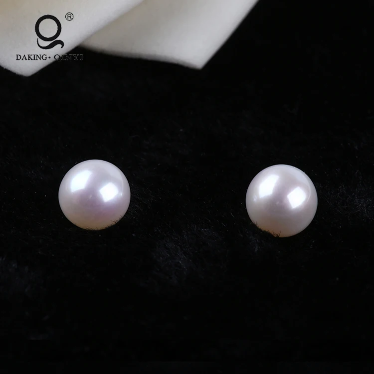 Wholesale AA Natural White Chinese Akoya Saltwater Round Pearl Beads