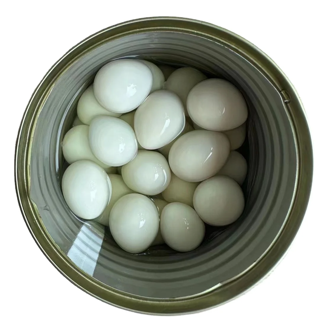 factory  425g boiled salted canned quail eggs